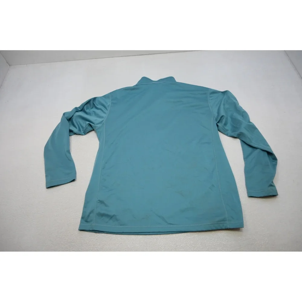 The North Face Quarter Zip Pullover Mens XL Turquoise‎ Lightweight Active